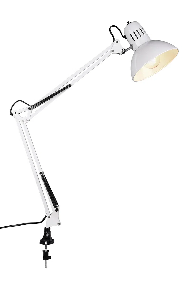 Trio Leuchten Trio 5029010-01 Lampada a Morsetto da Tavolo, 58 cm, Alluminio 40 W, 49.9 x 33 cm