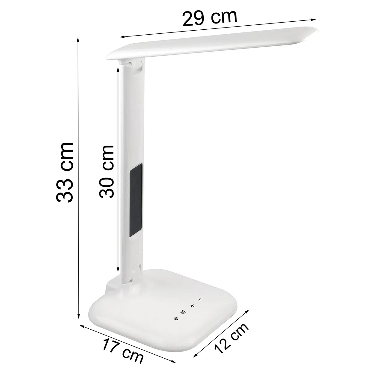 Retoo Lampada da scrivania LED con funzione di ricarica USB, lampada da tavolo lampada da ufficio con 5 livelli di luminosità, controllo sensibile, lampada da comodino, 1200 lux, 5W, lampada da