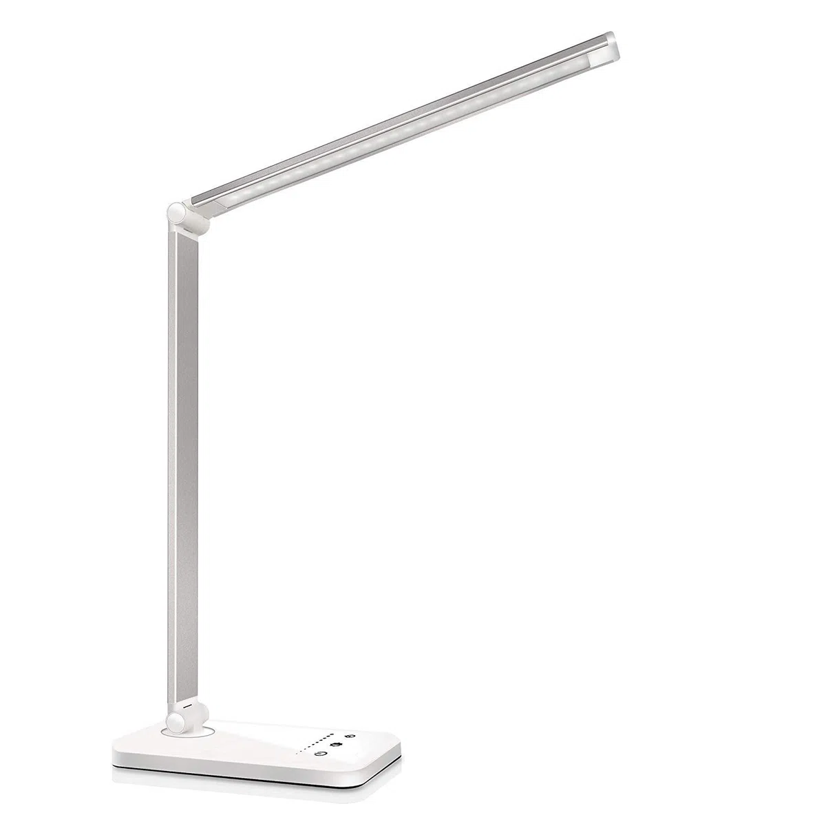 oxylops Lampada da Scrivania LED Protezione Degli Occhi, lampada Touch Control Pieghevole per cameretta,ufficio, con porta di ricarica USB, 10 livelli di luminosità 5 modalità di illuminazione (T13)