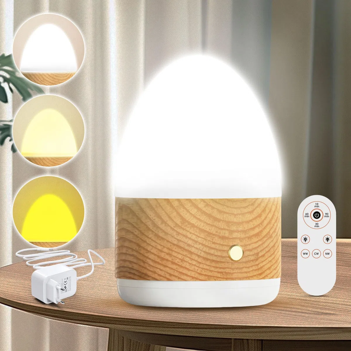 Lampada per Terapia della Luce, 13000 Lux Sad UV-Free Lampada di Luce, Diurna con 3Temperature di Colore, 4 Timer e 4 Livelli di Luminosità, luce solare con telecomando pada Fototerapia