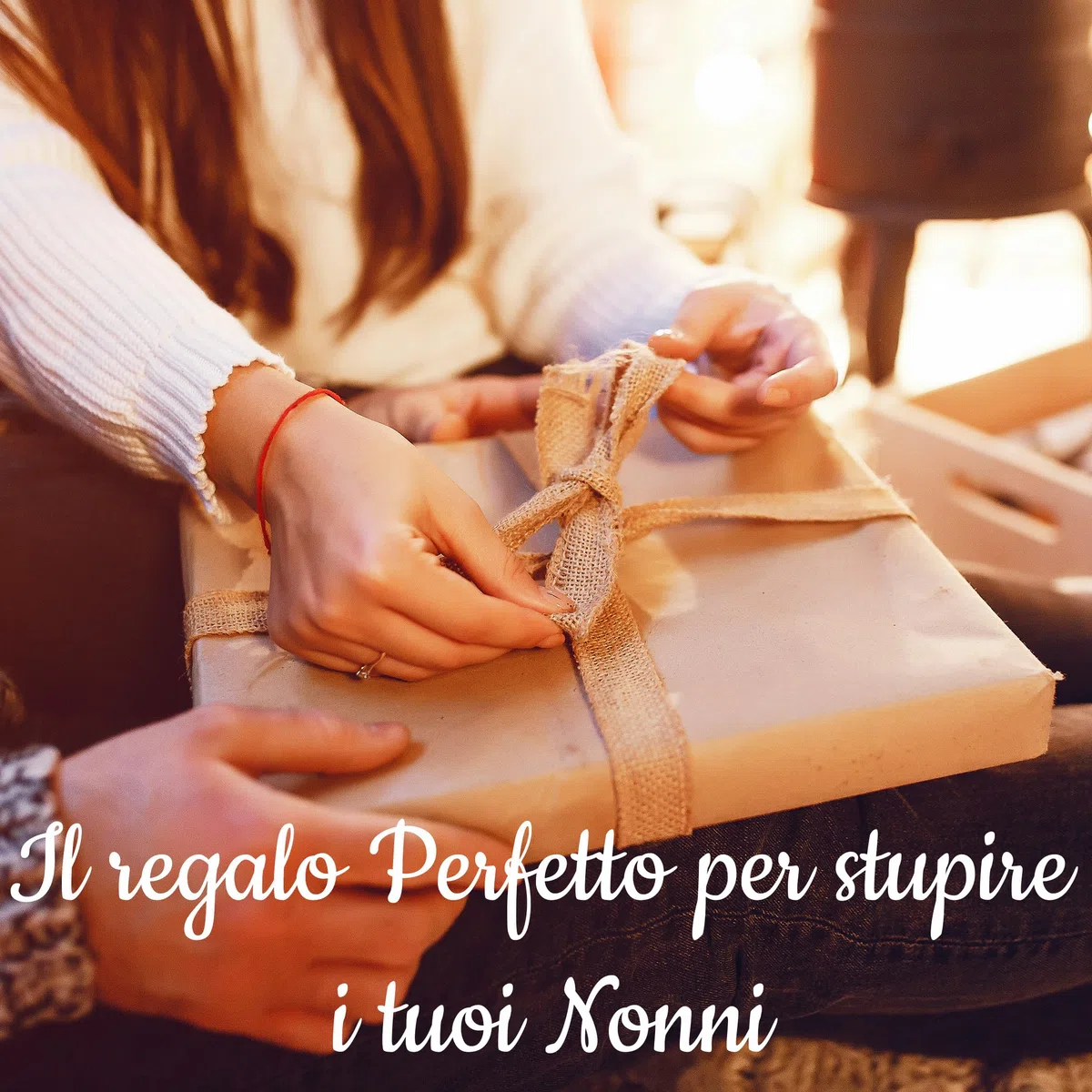Stileitaliano lampada con frase personalizzata idea regalo festa dei nonni compleanno led multicolore regali nonno nonna natale nipote nipoti (Frase A)