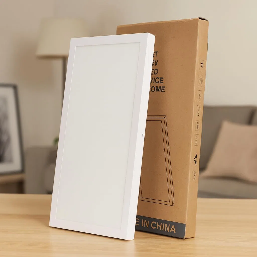 M Ledme - Pannello LED rettangolare da superficie, serie Home, luce regolabile da calda a fredda, CCT, 90X30 cm, 36W, IP40, progettato per interni asciutti
