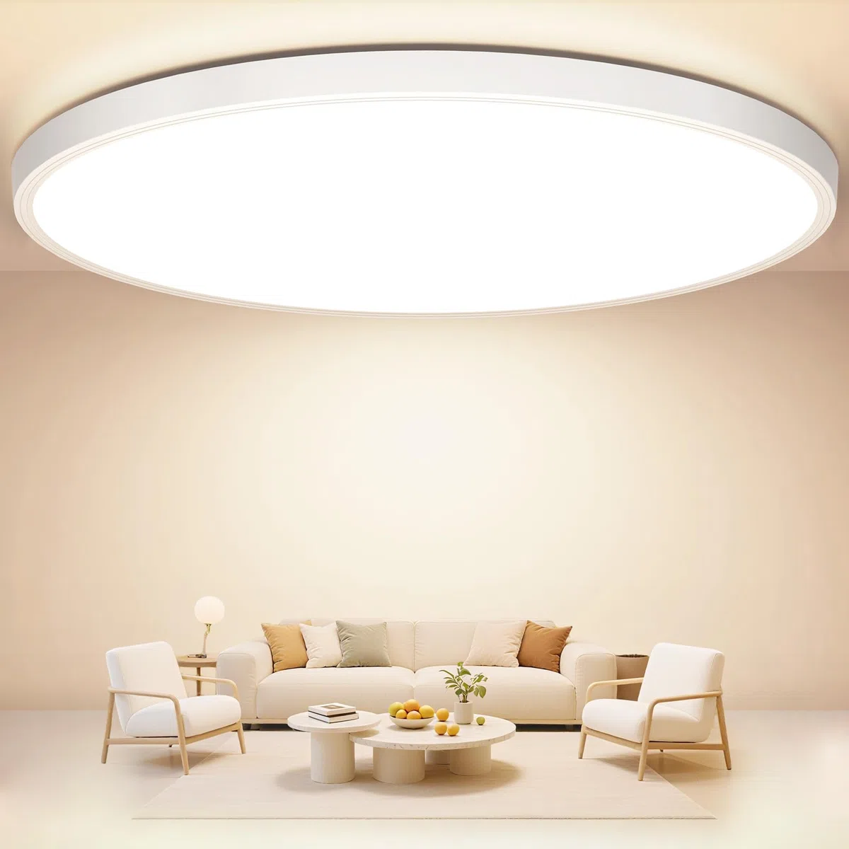 Plafoniera LED Soffitto 30 cm da Bagno, 24W Lampada da Soffitto 4000K Lampadario Cucina Moderna 2400LM Ultra-Sottile Plafoniera LED Camera da Letto IP44 per Soggiorno, Corridoio, Cantina