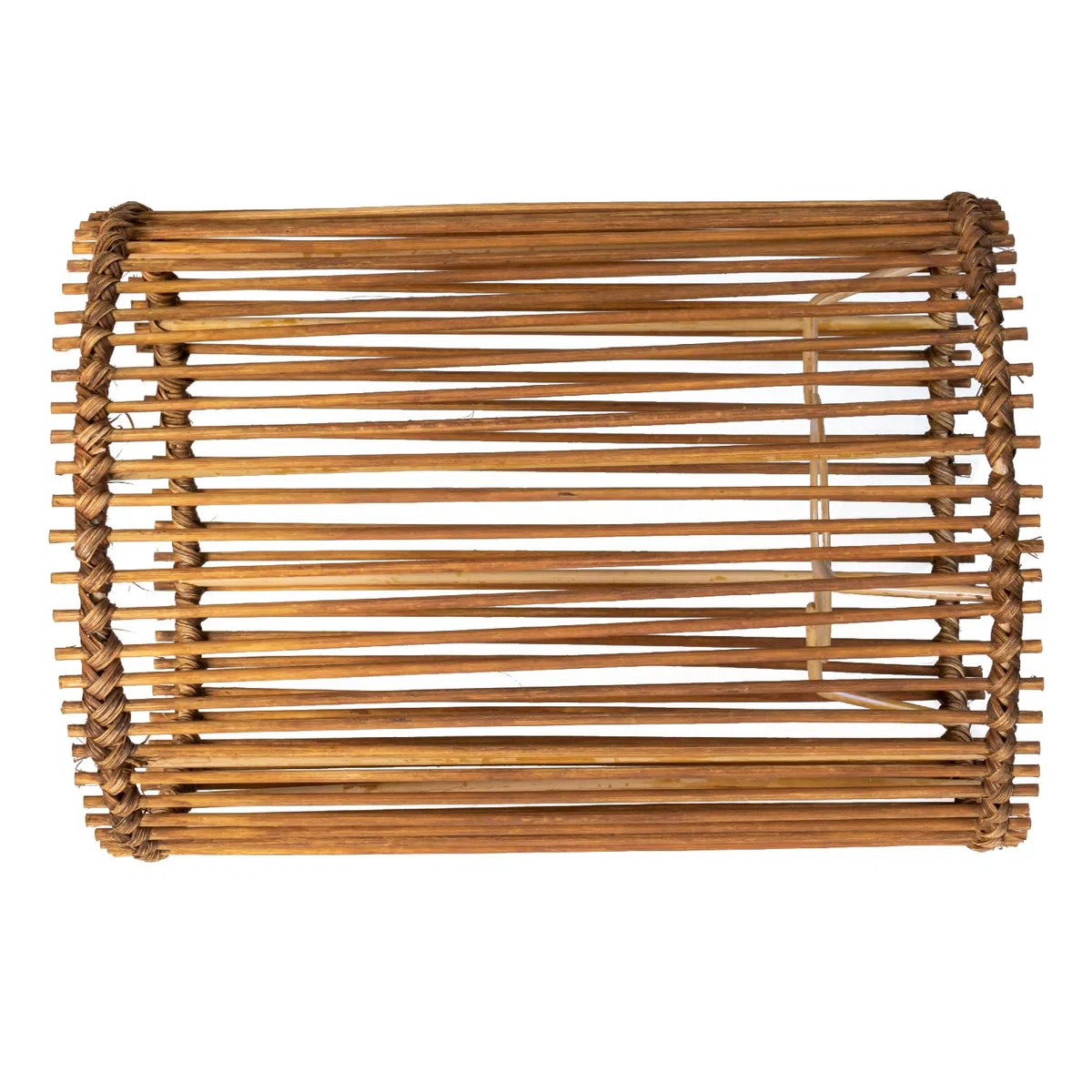 Paralume moderno stile bohémien, cilindrico per lampada da terra rimovibile, lampada a sospensione e lampada da parete, paralume da tavolo (marrone scuro, 2 pezzi: diametro 14 cm, altezza 20 cm)