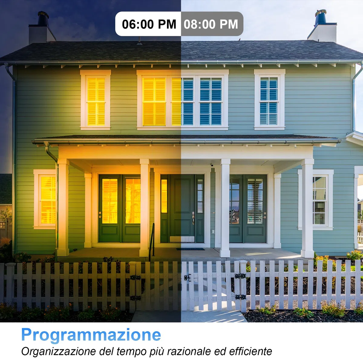 Lampadina Alexa E14 Wifi Dimmerabili, 5,5W 400 Lm 40W Equivalente, Lampadina Led Smart RGBCW 2700K-6500K, Compatibile con Alexa e Google Home, 4 pezzi