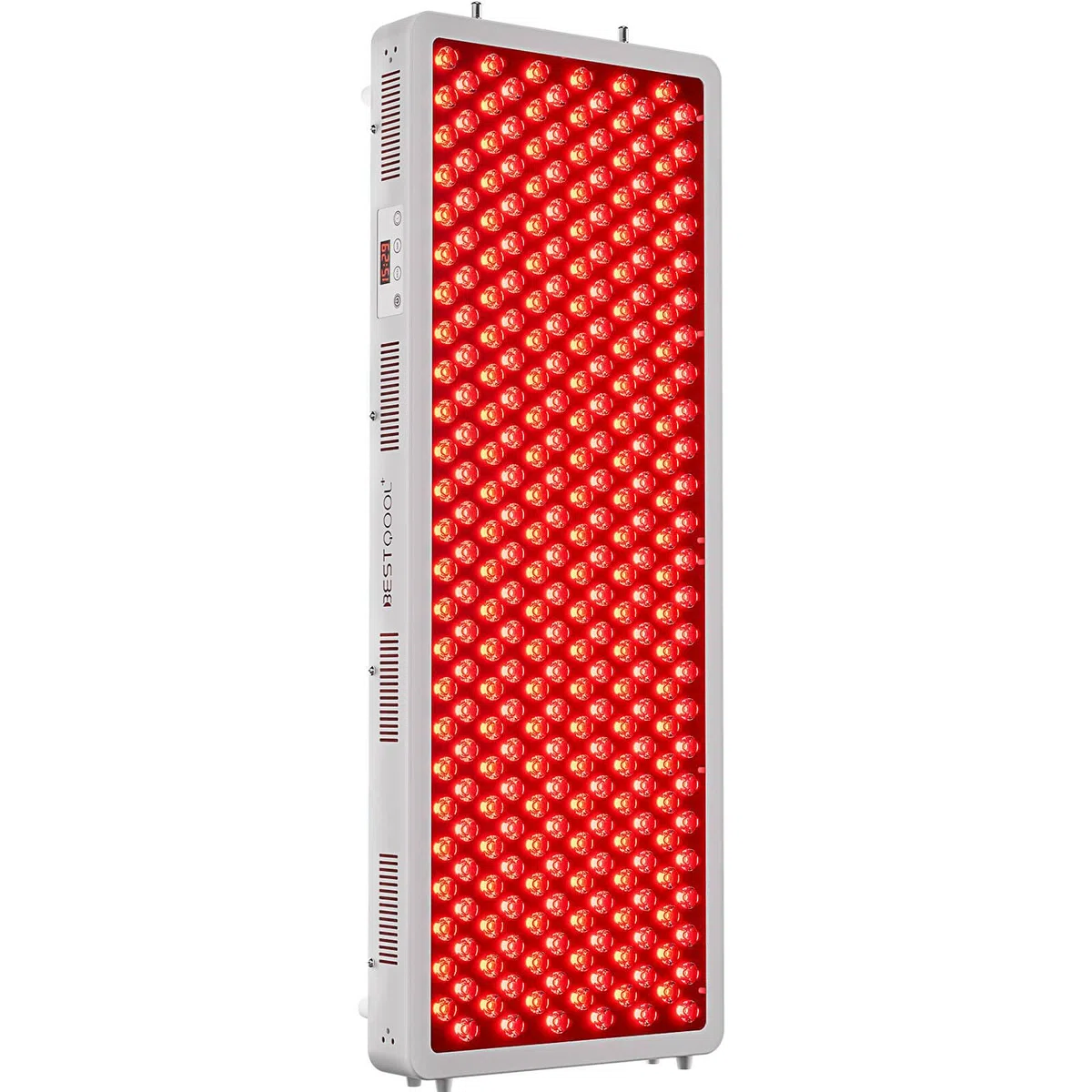 BestQool Dispositivo a Luce Rossa, Lampada a Luce Rossa di Grande Area con 4 Lunghezze d’Onda, Pannello a 300 LED Dual-Chip di Livello Elite. 500W. Design Modulare.