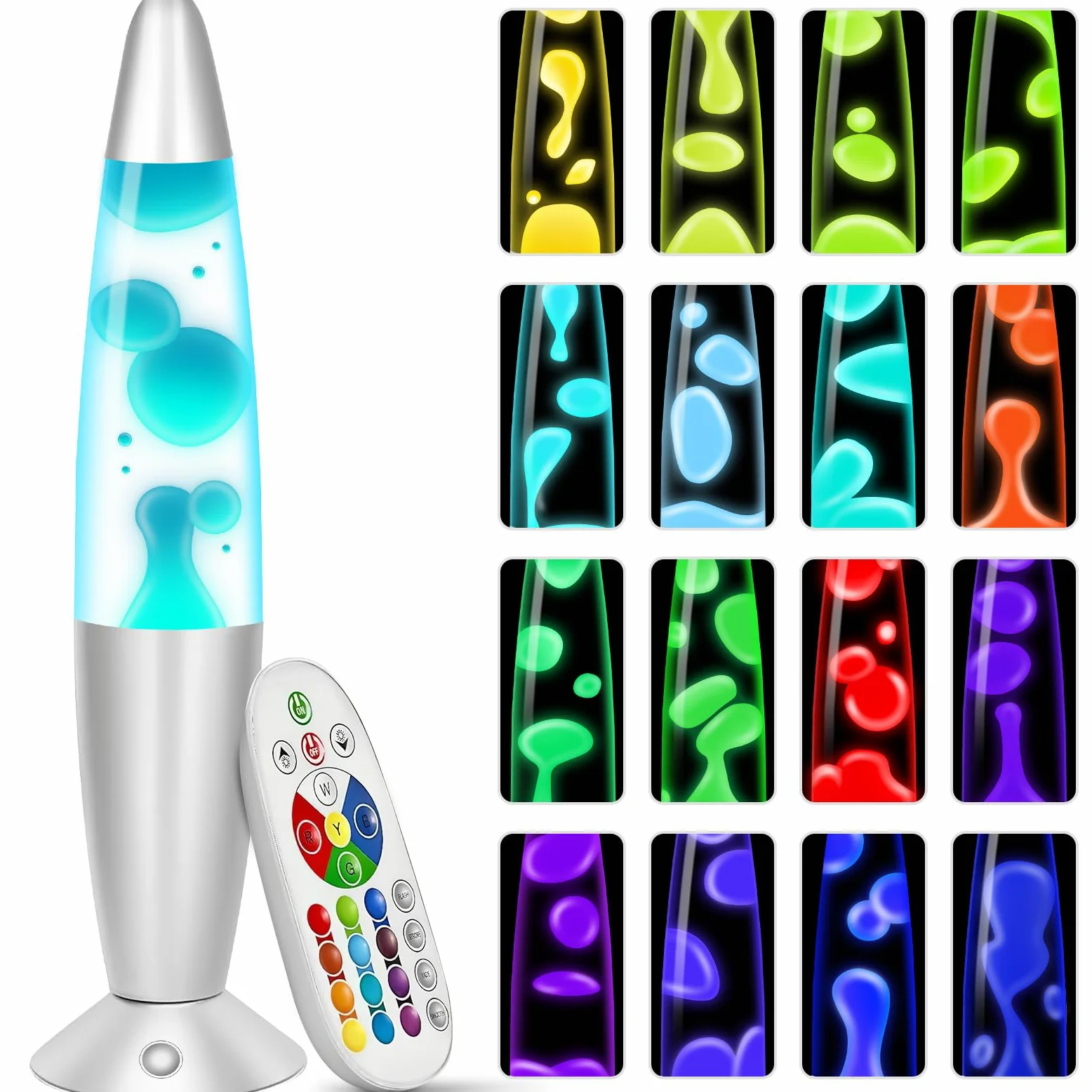 liquide lamp cambia colore,lampadine lampada di liquide led 17 Cambiamento colore,Luci mobili liquidi & Lampada da Comodino,LED Prendete il telecomando