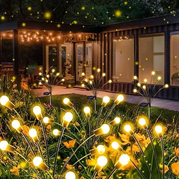Frilla SOMPEX Luci Solari da Giardino, 2 x 6 LED Luci, Bianco Caldo, PVC ABS Acciaio Inossidabile, IP65 Impermeabile, per Esterni, Energia Solare