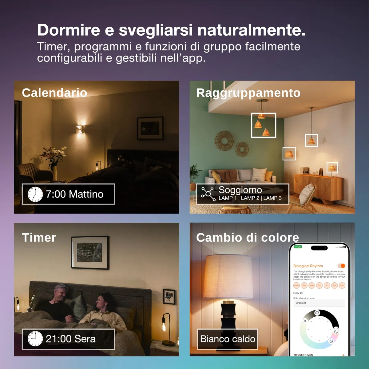 LEDVANCE Lampada Smart LED con Wifi, base E27, dimmerabile, colore della luce variabile (2700-6500K), forma a globo, opaco, controllabile con Alexa, Google e App, 1 confezione