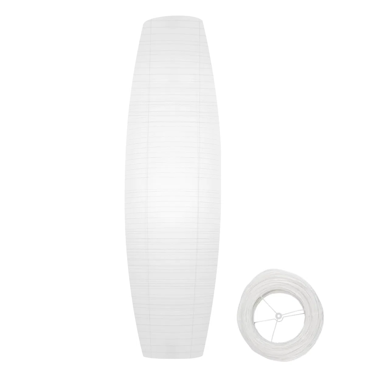 Paralume da terra da 110 cm in carta: lampade da terra in stile nordico, copertura per luce, paralume in carta, paralume da terra, sostitutivo per soggiorno, camera da letto
