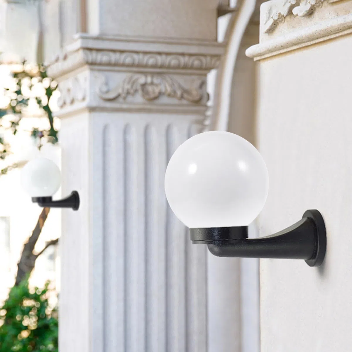 Paralume a sfera in acrilico di ricambio, paralume a sfera, per ventilatori da soffitto, in acrilico, per lampade a sospensione, applique da parete