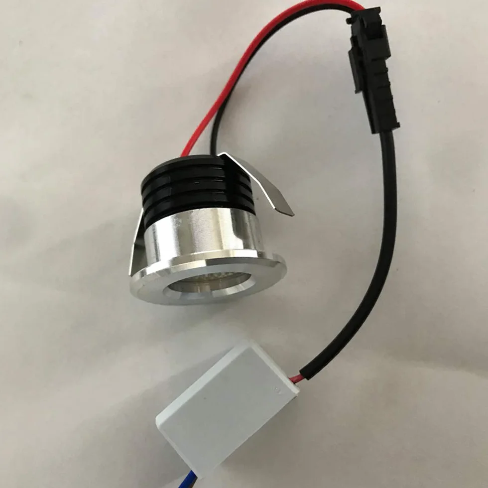 4 x Luci Mini Faretto led da Incasso Mini Faretti 3W LED Bianco Caldo Per Il Vetrina Station di Interni Illuminazione Cartongesso Incl.Seperated Trasformatore