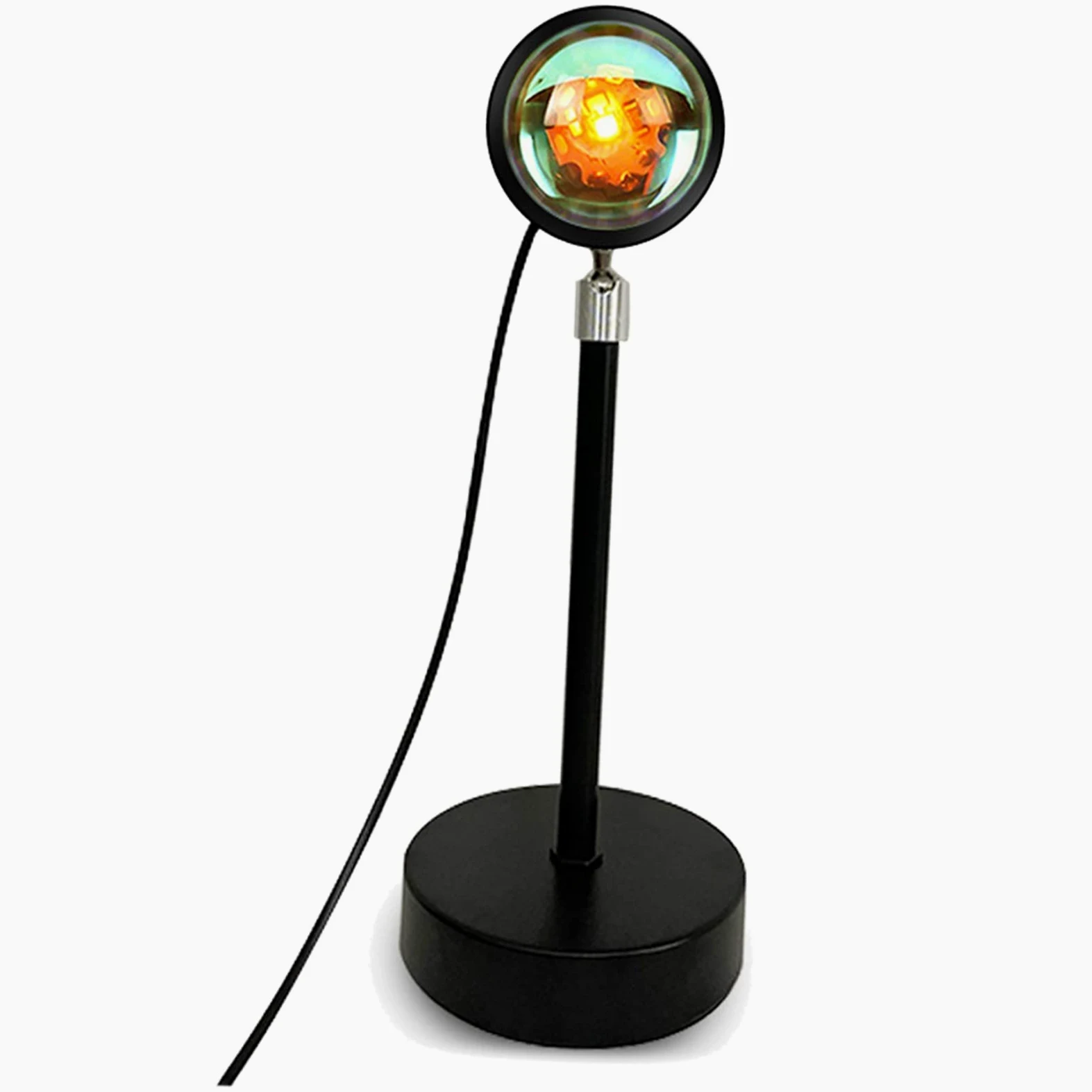 Lampada Al Tramonto Proiezione LED Luce 16 Colori 180 ° Telecomando Girevole Luce di Proiezione RGB per Camera da Letto