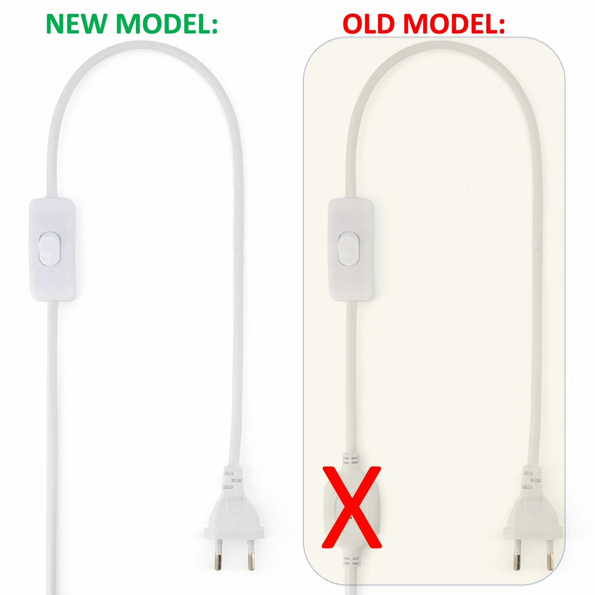 Striscia LED COB 220v ALTA LUMINOSITÀ, Adesivo e INTERRUTTORE. IMPERMEABILE Bianco Freddo/Neutro/Caldo Waterproof IP67 strip (Bianco Caldo, 2M)