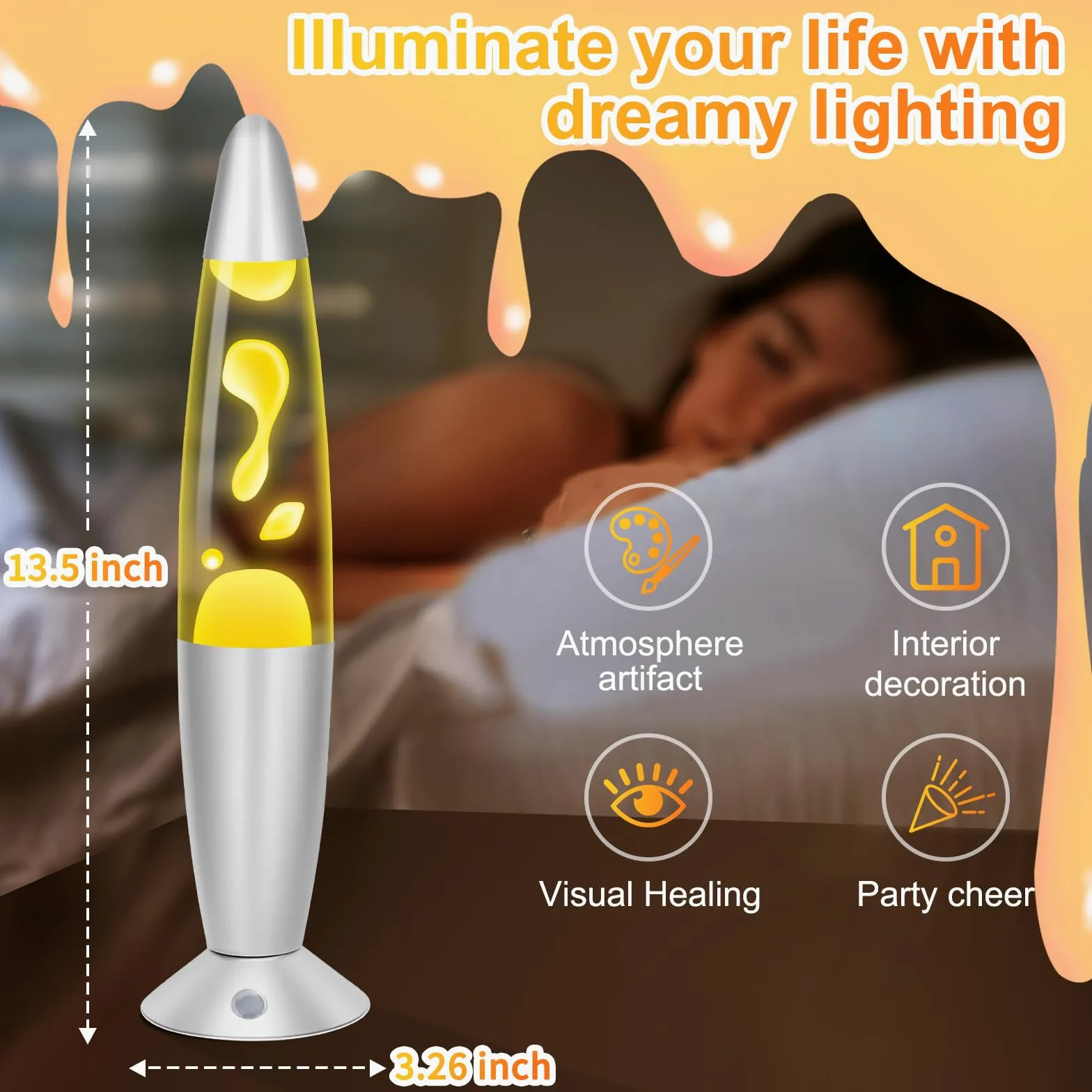 liquide lamp cambia colore,lampadine lampada di liquide led 17 Cambiamento colore,Luci mobili liquidi & Lampada da Comodino,LED Prendete il telecomando