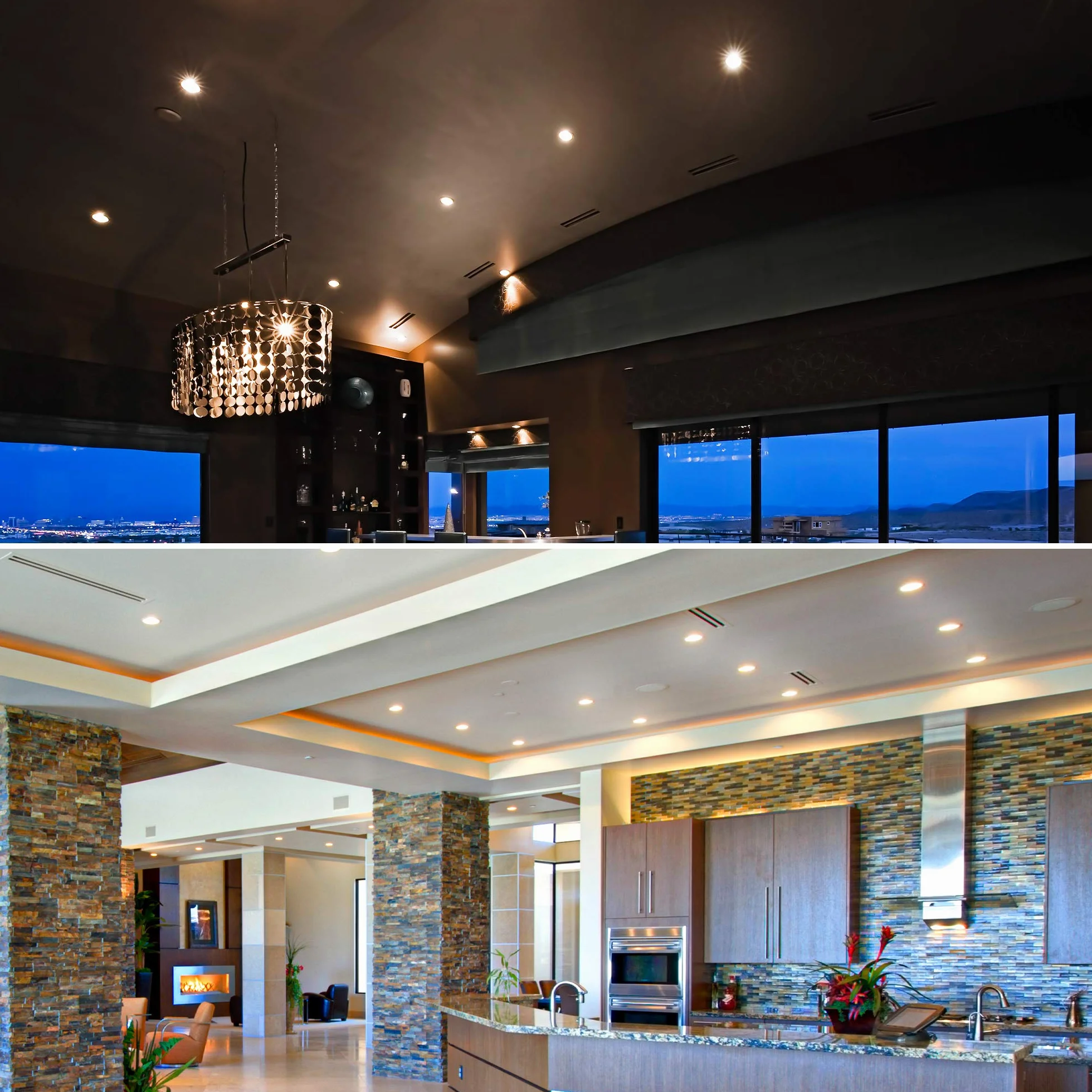 B.K.Licht Faretti LED ad incasso, 5W, diametro foro 60mm, faretti per bagno ultrasottili da soffitto, luce calda, plastica color nickel opaco, set da 3, 230V, IP44
