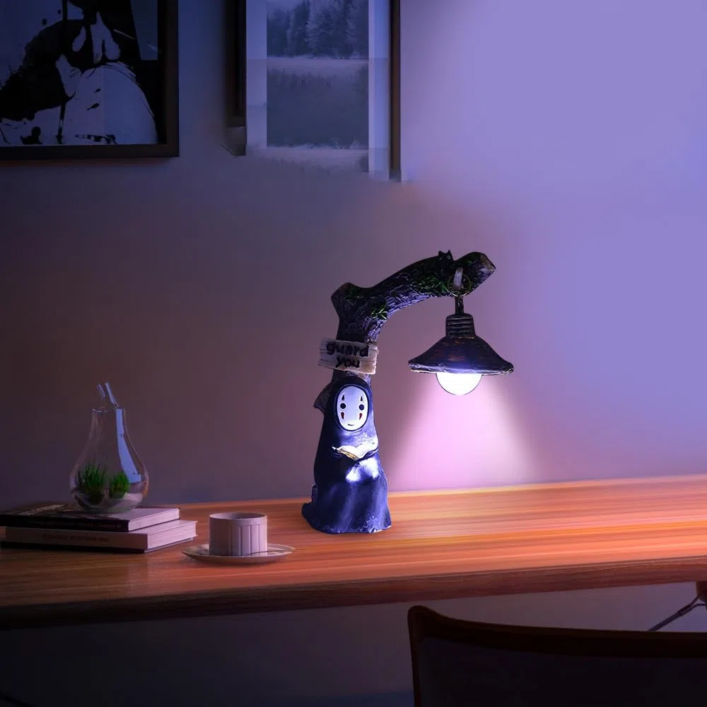 Luce Notturna Uomo Senza Volto, Carina Studio Ghibli Gadget, Statuette Spirited Away, Giocattolo per Bambini, Idea Regalo per La Casa e il Giardino Reading
