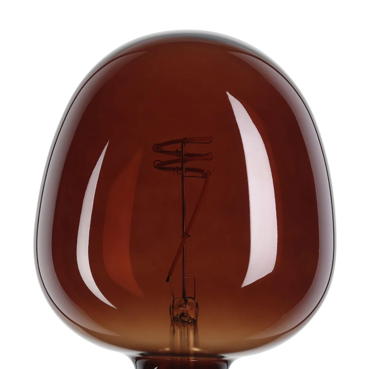 Eglo Lampadina XXL E27, dimmerabile, a spirale, stile rétro, molto grande, marrone cognac, 4 W, 40 lumen, luce bianca calda, 2000 K, lunghezza 18 cm (Confezione da 2)