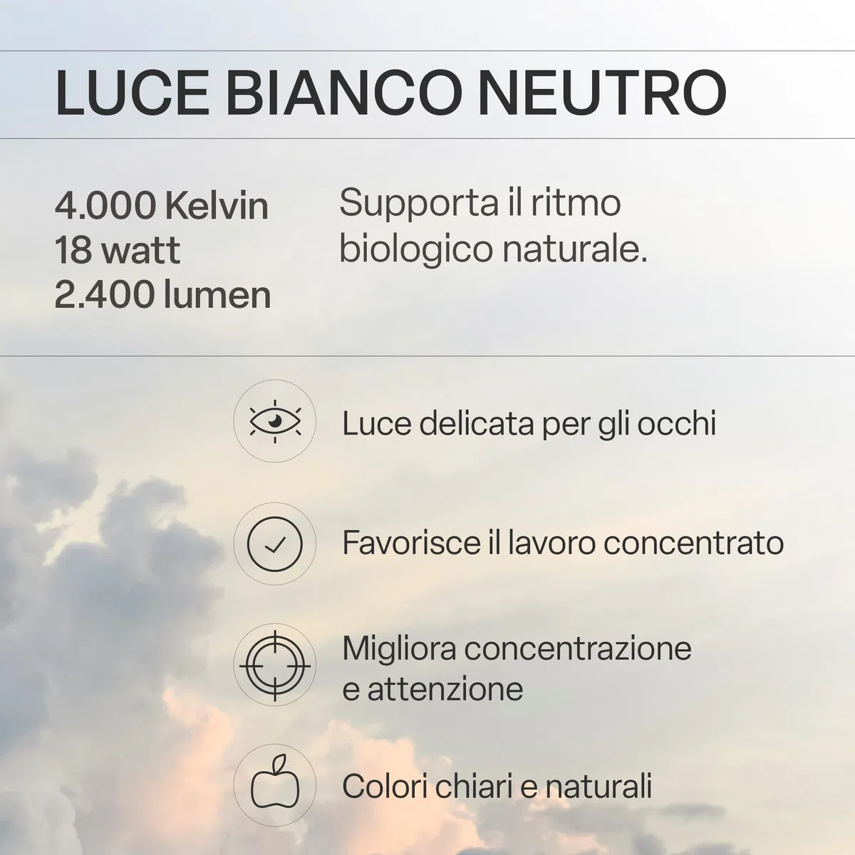 B.K.Licht - Pannello LED piatto con illuminazione indiretta, luce bianco neutro, protezione IP44, plafoniera bagno, plafoniera cucina, lampadario, lampada soffito, 29 x 3 cm, bianco