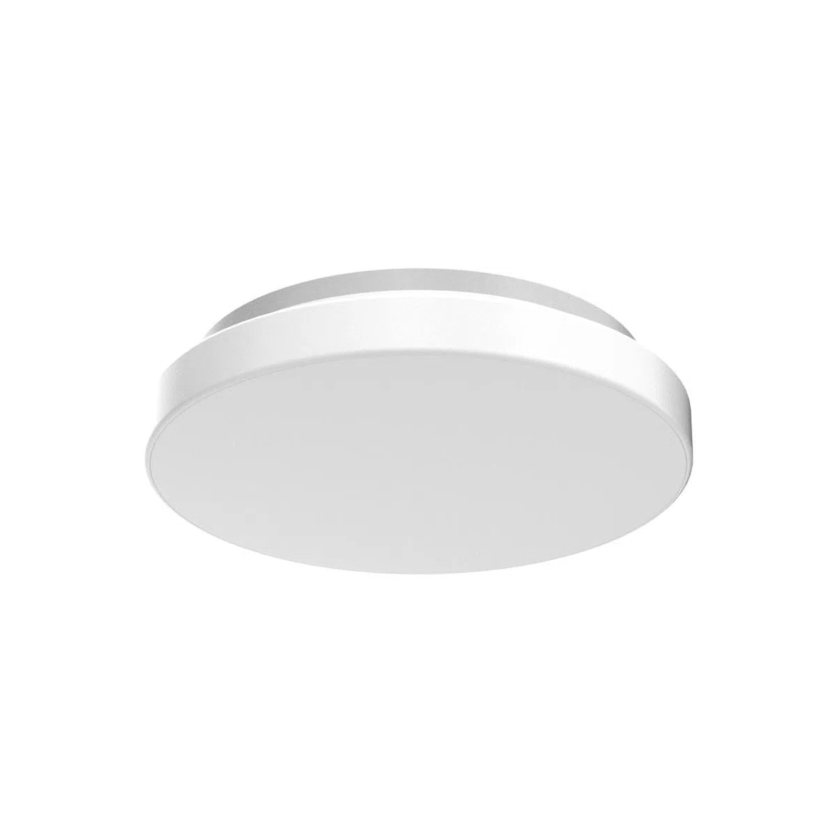 B.K.Licht Plafoniera LED da bagno 12W, luce bianca naturale 4000K, 1200Lm, lampadario resistente agli schizzi d'acqua IP44, diametro 29cm, lampada da soffitto moderna, plastica, 230V