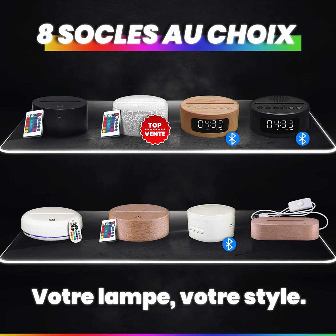 Lampephoto.fr - Lampada 3D Stray K, Deco Camera da Ragazza Lampada 3D Stray K oggetto K-Pop Corea Pop Coreana Idea Regalo Decorazione Luce Notturna Tattile, Deco Regalo Adolescente Originale TOP