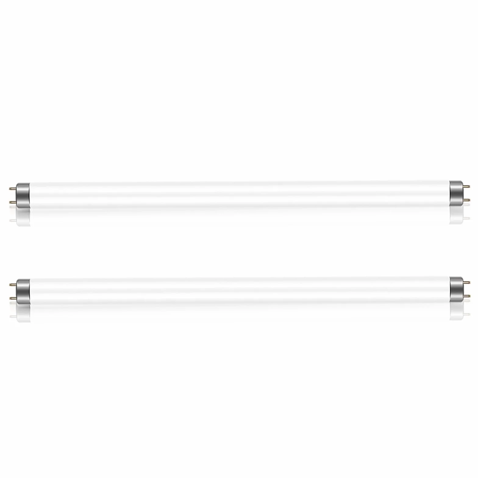 2 Pezzi Tubi Fluorescenti Da 15W, 450mm, T8 Bianco Freddo 4000K, Attacco G13, Luce a Basso Consumo Energetico, Luce Di Emergenza a Risparmio Energetico, Adatta per Cucina, Bagno, Armadio, Garage