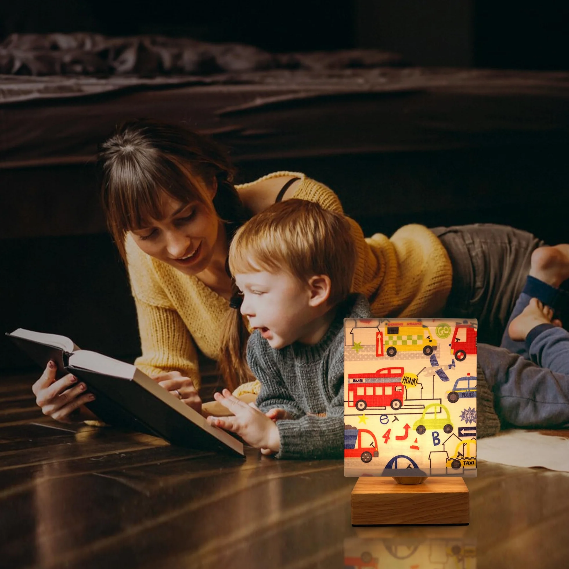 Wetry Lampada da Comodino Bambini con Paralume Luce Notturna Neonati Regolabile Intensità Lucina Notte Ragazzi Ricaricabile Regalo Compleanno Ragazze