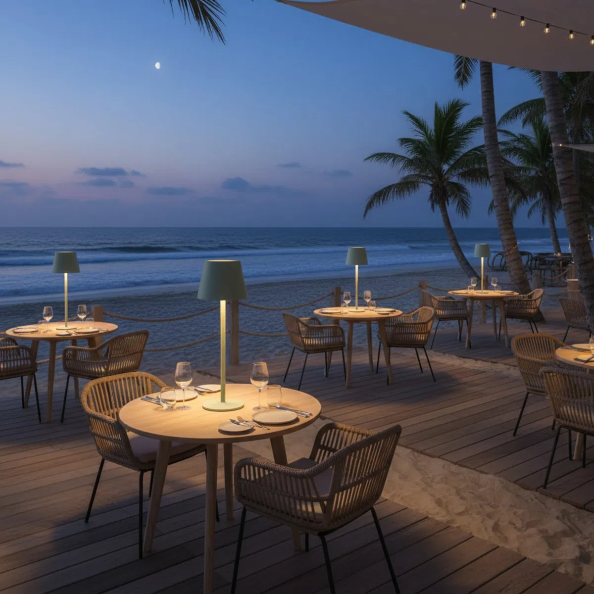 Lampada da Tavolo Senza Fili Ricaricabile con Presa USB, Abat-Jour Regolabile in Altezza con Dimmer Touch e 3 Luci Led Diversa Intensità per Camera, Ufficio, Ristorante - Verde
