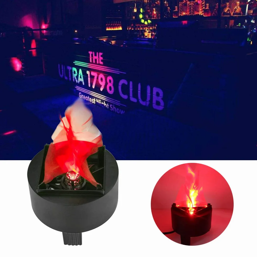 3D LED Fiamma di Fuoco Artificiale, 1 PEZZO Lampada a Fiamma Scintillante Artificiale a LED Effetto Fuoco da Campeggio Elettrico per Decorazione Interna di Natale, Halloween, Festival, Eventi