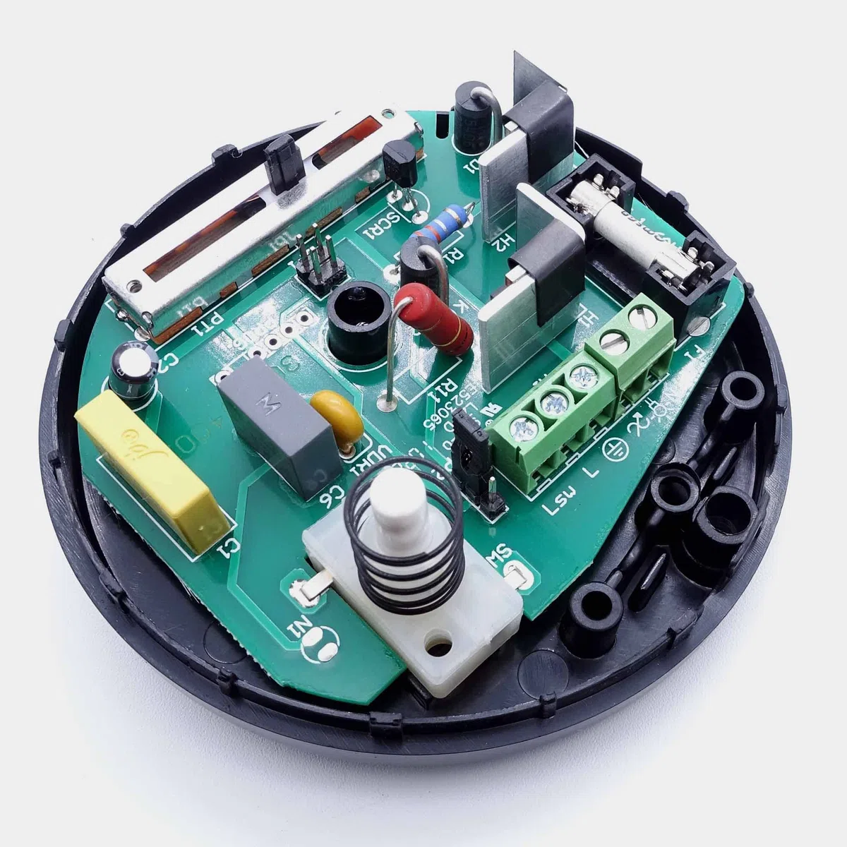 Relco Interruttore a Scorrimento da Pavimento Comando a Cursore Rondo N LED RL5600/LED 4-100W Nero 1 Unità