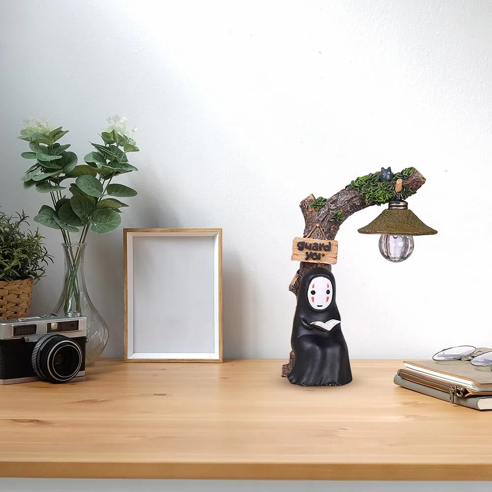 Luce Notturna Uomo Senza Volto, Carina Studio Ghibli Gadget, Statuette Spirited Away, Giocattolo per Bambini, Idea Regalo per La Casa e il Giardino Reading