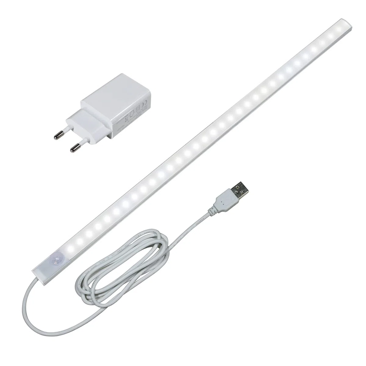 STBTECH Lampada LED con sensore di movimento per armadio da cucina, barra luminosa luminosa da 43 cm, lampada da incasso per cucina, illuminazione sottopensile per armadio, scaffali, banco da lavoro