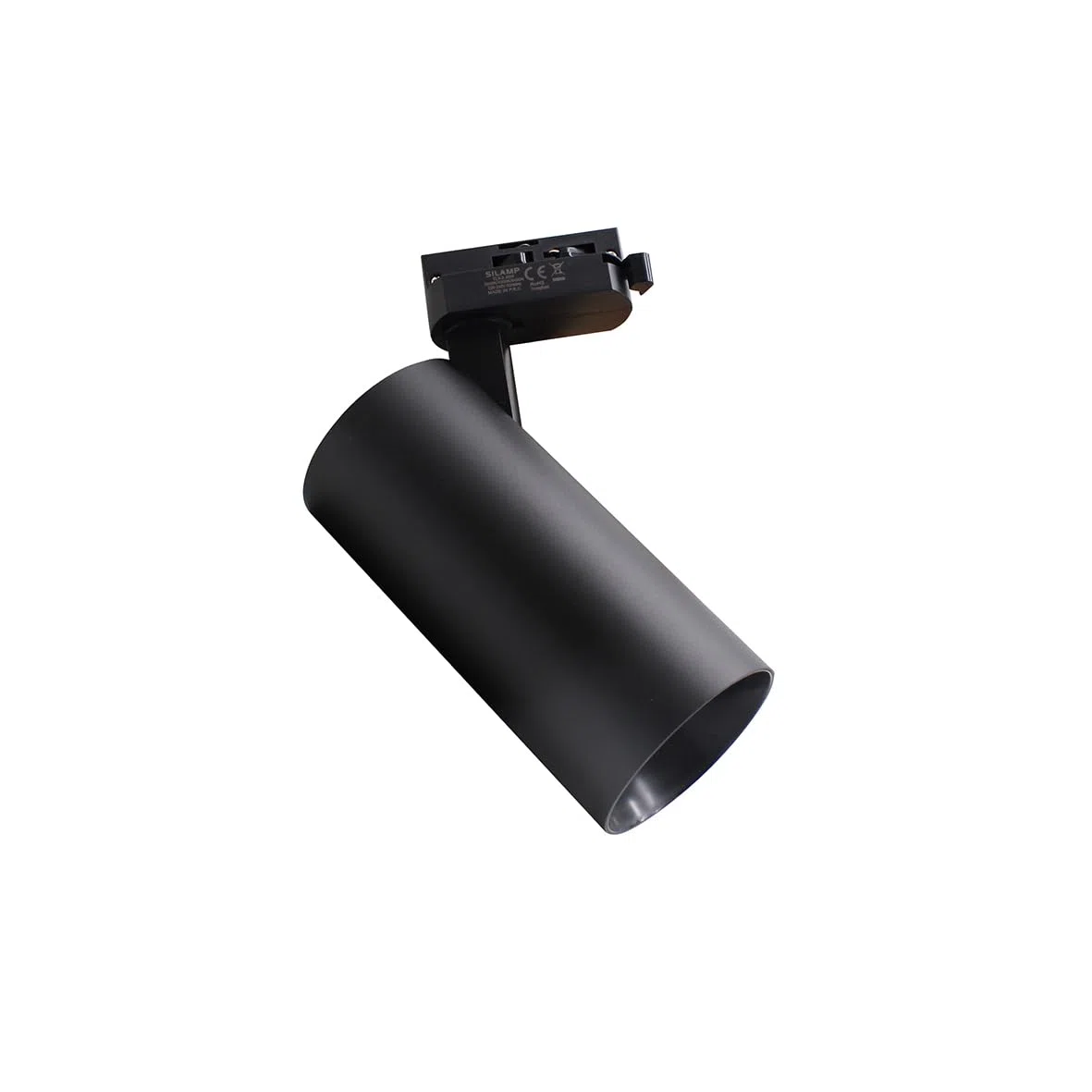 FARETTO LED A BINARIO MONOFASE 30W 220V NERO LUCE SWITCH 3000K-4200K-6400K