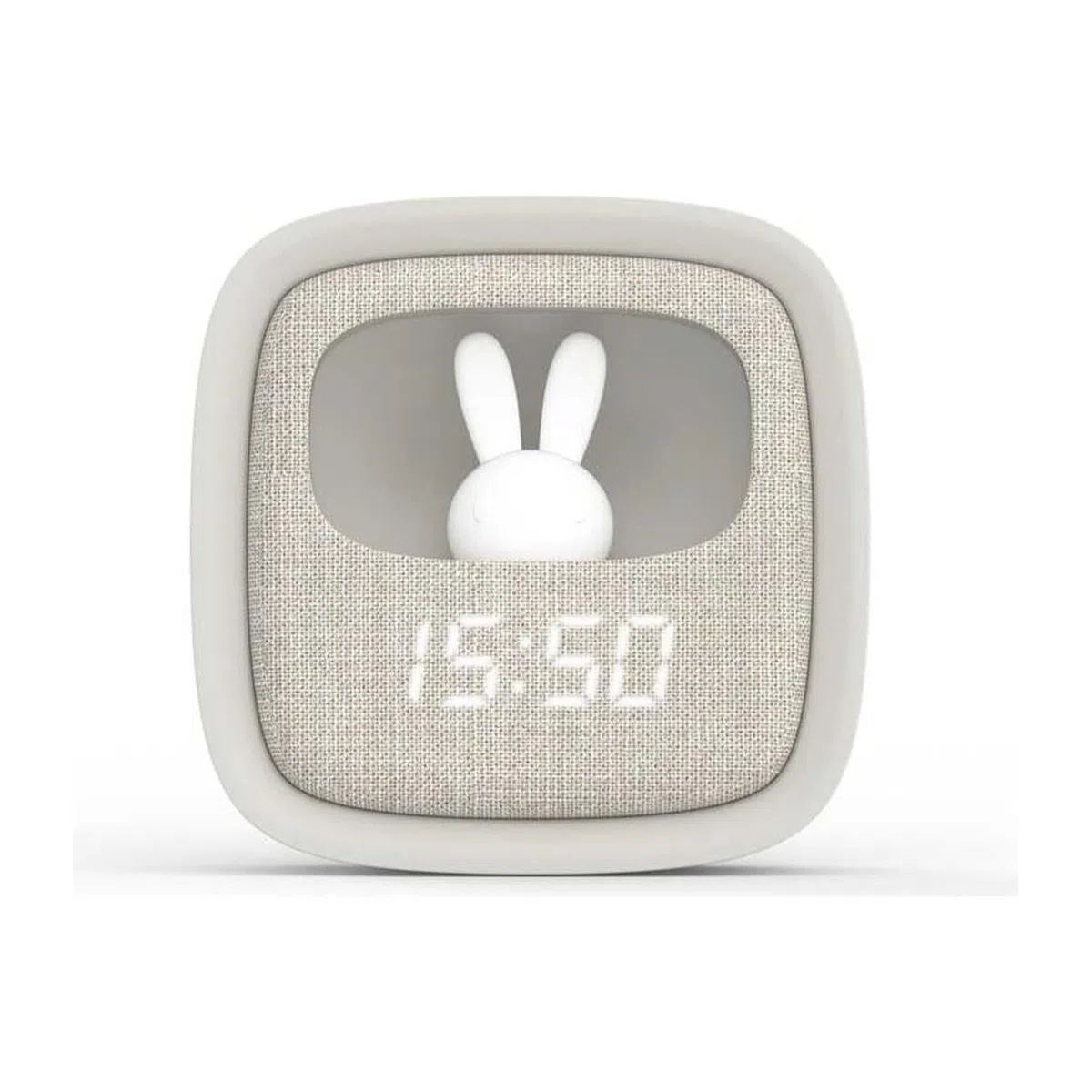 PURE FNL-06 AURORA LED Sveglia Night Bunny Light bianca quadrata