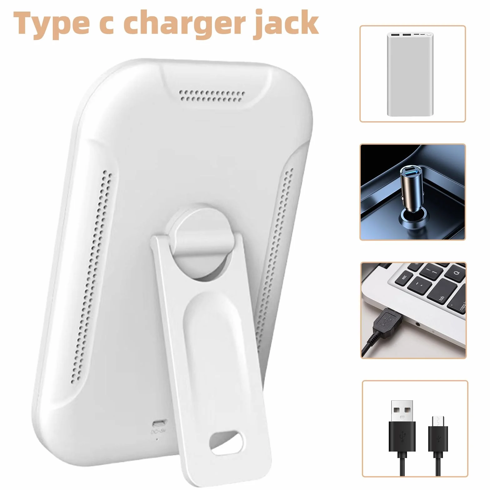 GOMETY Lampada da terapia con luce da 10.000 lux con 4 timer, 3 temperature di colore, lampada LED che imita la luce diurna, supporto pieghevole.
