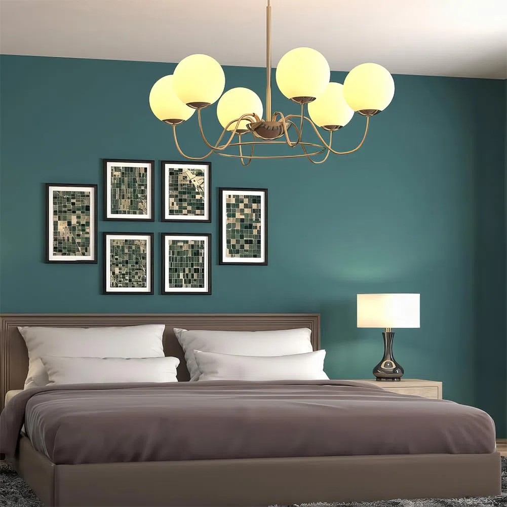 BENECREAT 150mm Paralume per Lampada Globo In Vetro Bianco Smerigliato, Copri Paralume di Ricambio per Applique Da Parete, Apparecchio di Illuminazione A Sospensione, Luce di Vanità, ID: 60~70mm