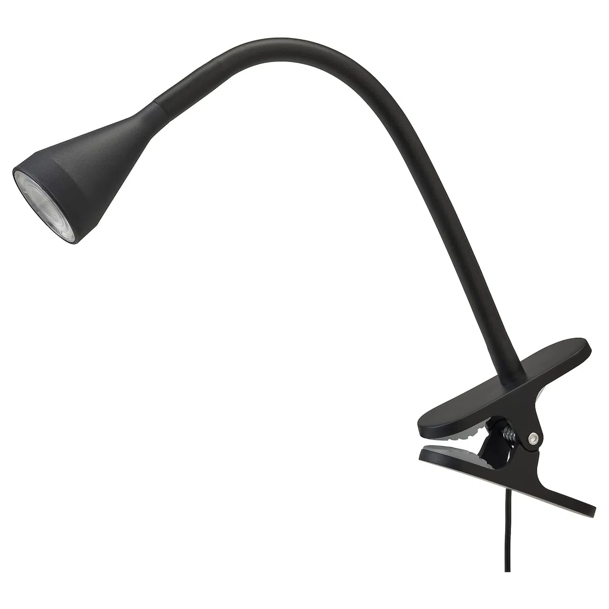 Ikea Navlinge 304.498.85 - Faretto a LED con morsetto, colore: Nero