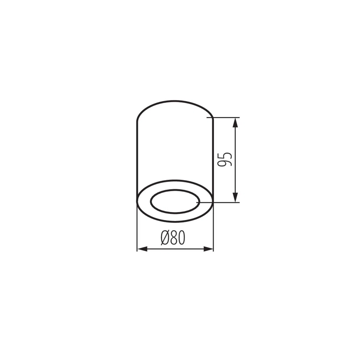 Faretto LED decorativo da soffitto per bagno IP44 - Attacco GU10 - Bianco, nero, nichel satinato (Nichel satinato)