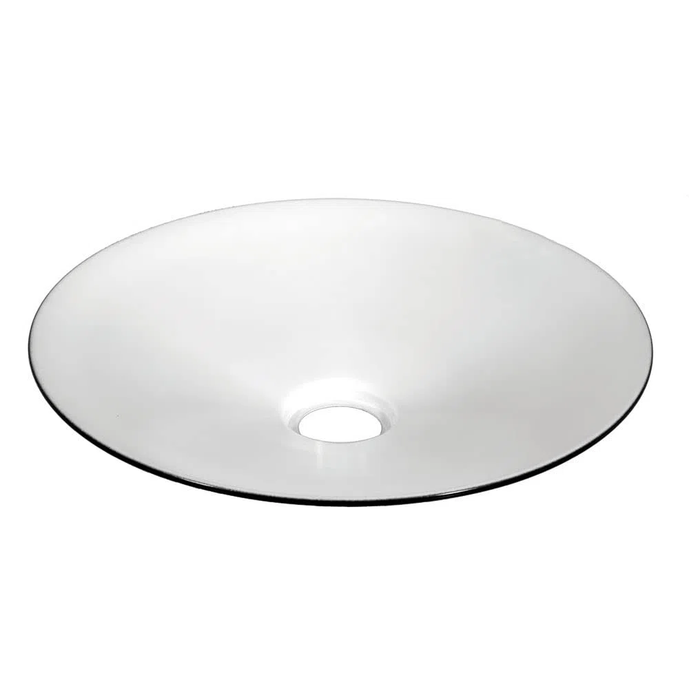 Paralume Swing in metallo smaltato per portalampada E27 - Bianco - Nero