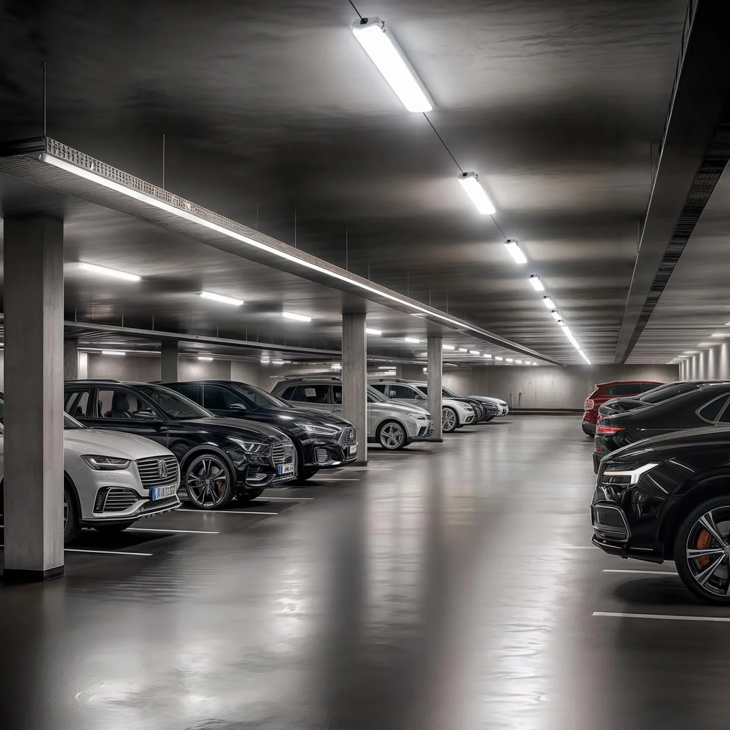 LEDKIA LIGHTING - Plafoniera Stagna 150cm con 2 Tubi LED | IP65 Impermeabile | 44W, 4840lm | 40.000 Ore di Durata | Per Interni ed Esterni | Resistente all'Acqua e Polvere, Bianco Freddo 6000K