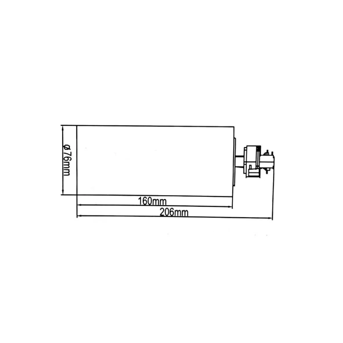 FARETTO LED A BINARIO MONOFASE 30W 220V NERO LUCE SWITCH 3000K-4200K-6400K