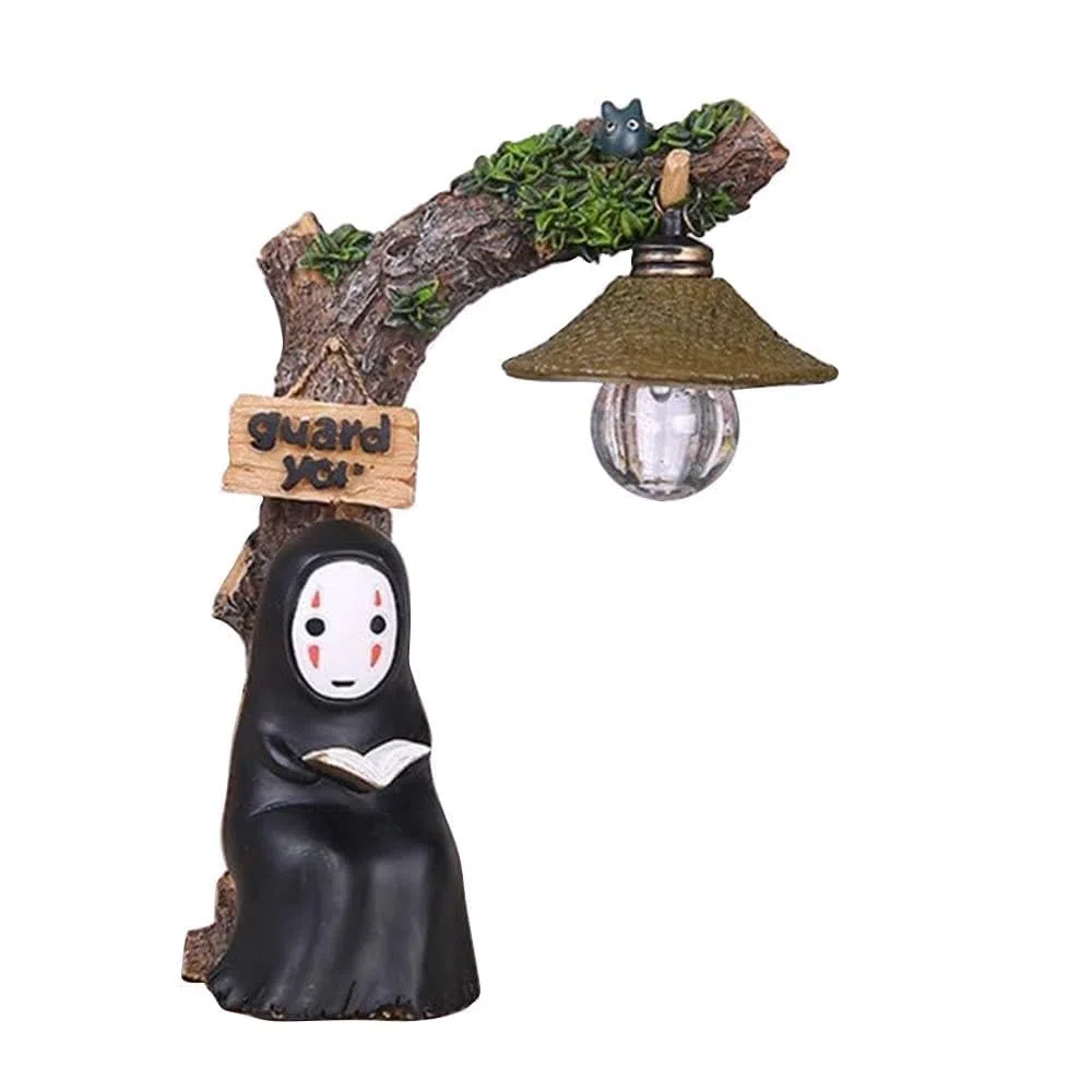 Luce Notturna Uomo Senza Volto, Carina Studio Ghibli Gadget, Statuette Spirited Away, Giocattolo per Bambini, Idea Regalo per La Casa e il Giardino Reading