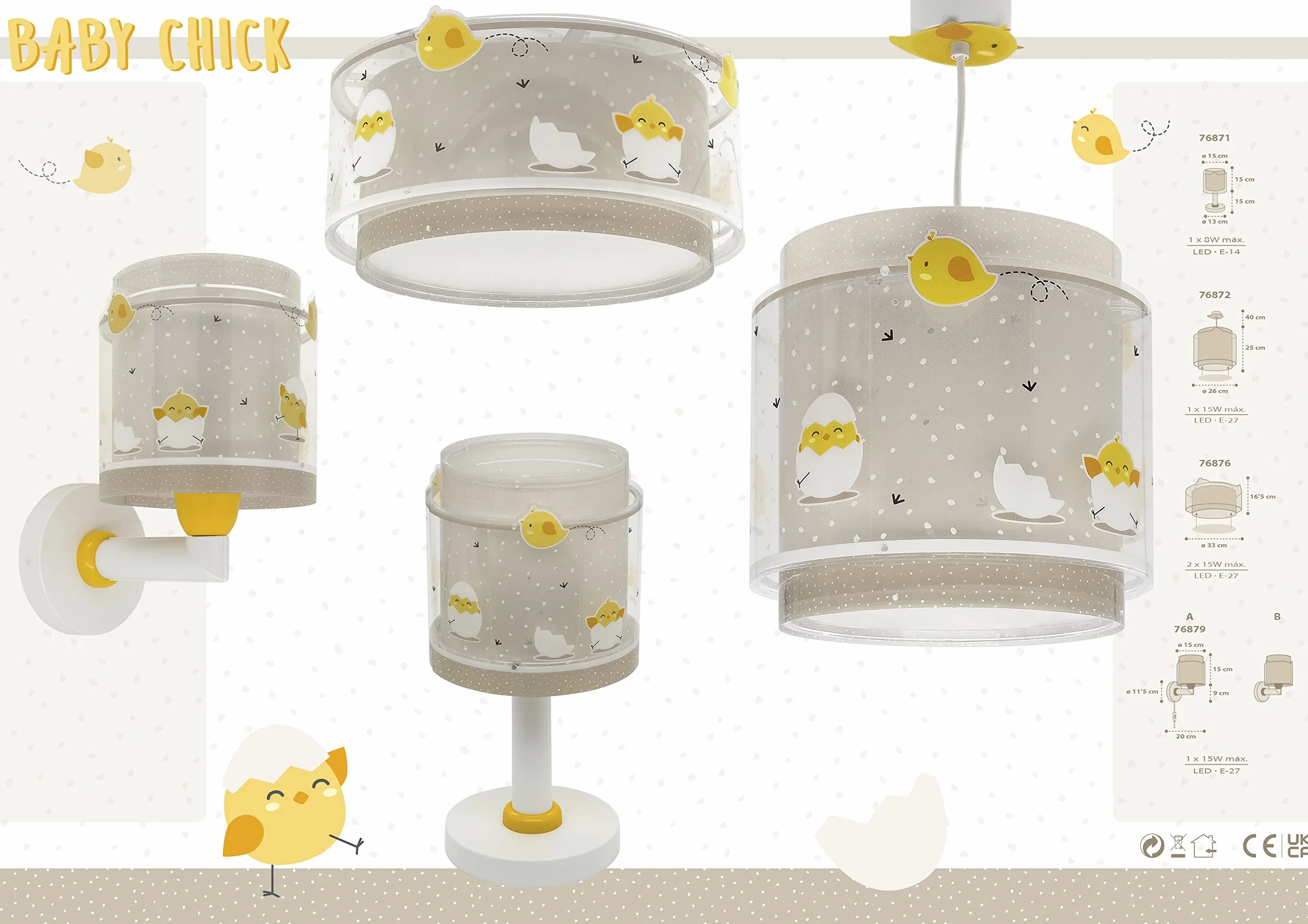 Dalber Lamp, Beige