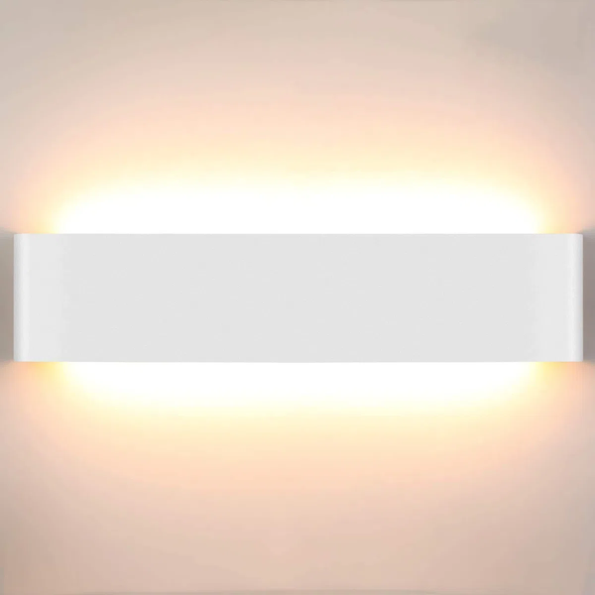 Lightess 18W Applique da Parete Interno, 40 CM Lampada da Parete Interno Illuminazione, Applique Camera da Letto Moderna Luce Bianco Caldo 3000K, per Soggiorno, Scale, Corridoio, Portico