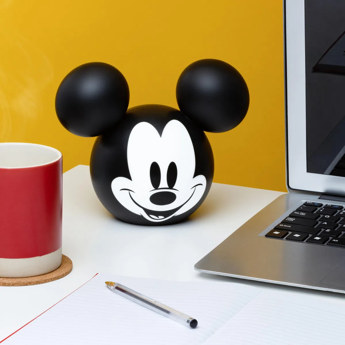 Paladone: Lampada 3D Disney Mickey Mouse - lampada a forma di Topolino, Disney gadget, regalo ufficiale Mickey Mouse