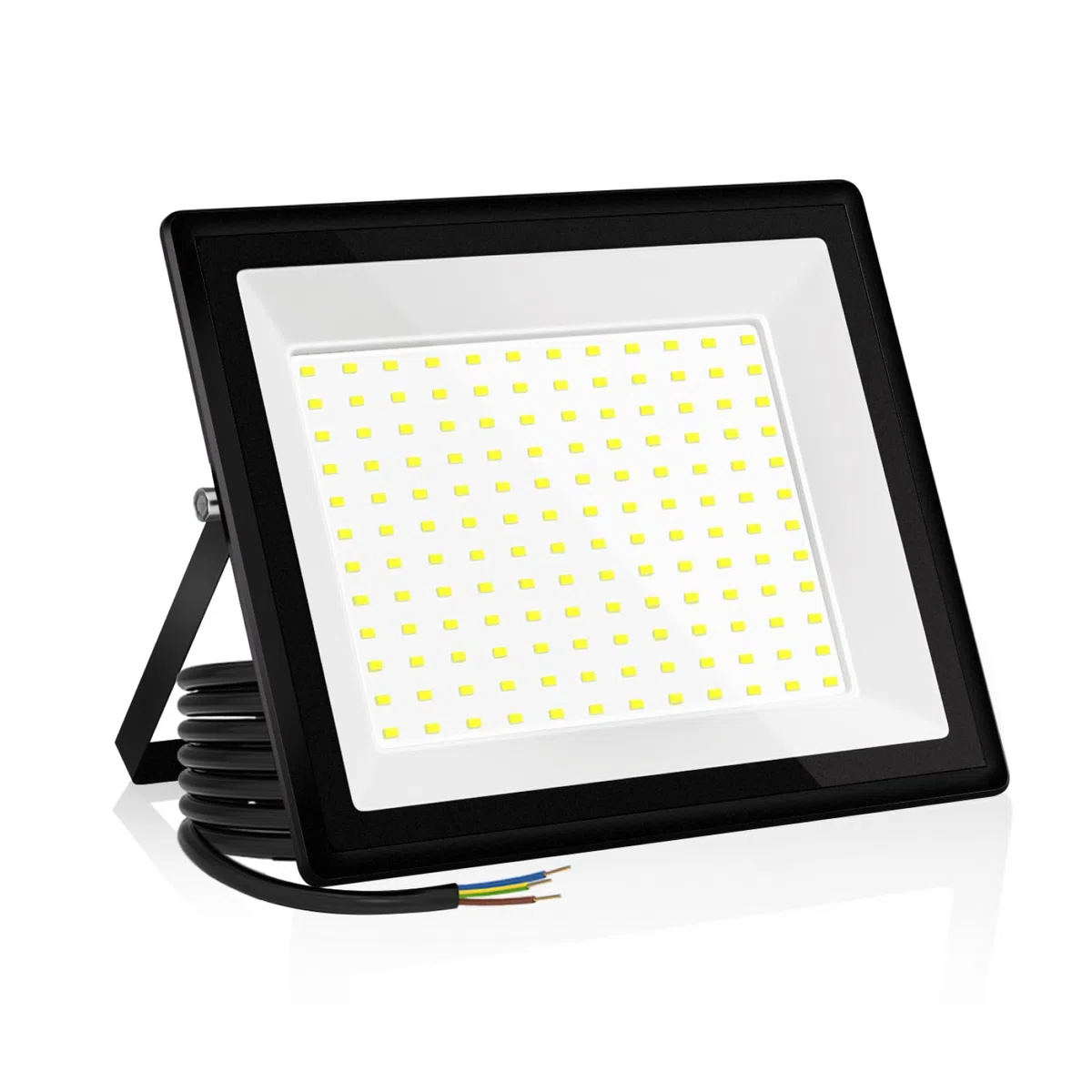 Faretto LED da esterno 150W Industriale 16500LM 6500K Luce Giorno IP66 Impermeabile, Dissipazione Termica Efficiente, Risparmio 85% Faretti LED Esterno per Corti/Magazzini/Garage (1pcs)
