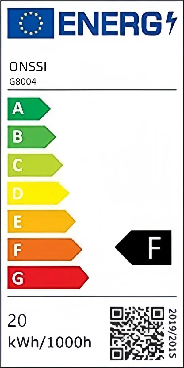 Faretto da binario LED 20W G8004 Monofase Luce Fredda 6000k ONSSI LED