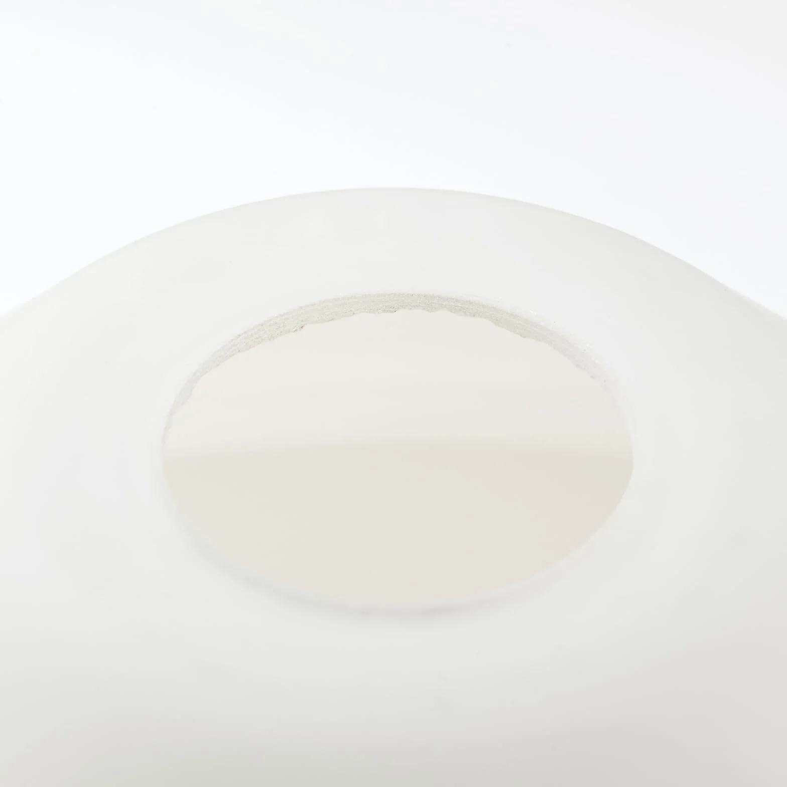 ORION LIGHTSTYLE Paralume in vetro di ricambio (Ø 300 mm), apertura per attacco E27, altezza 125 mm, vetro della lampada, paralume in vetro, cono di vetro, bianco opaco
