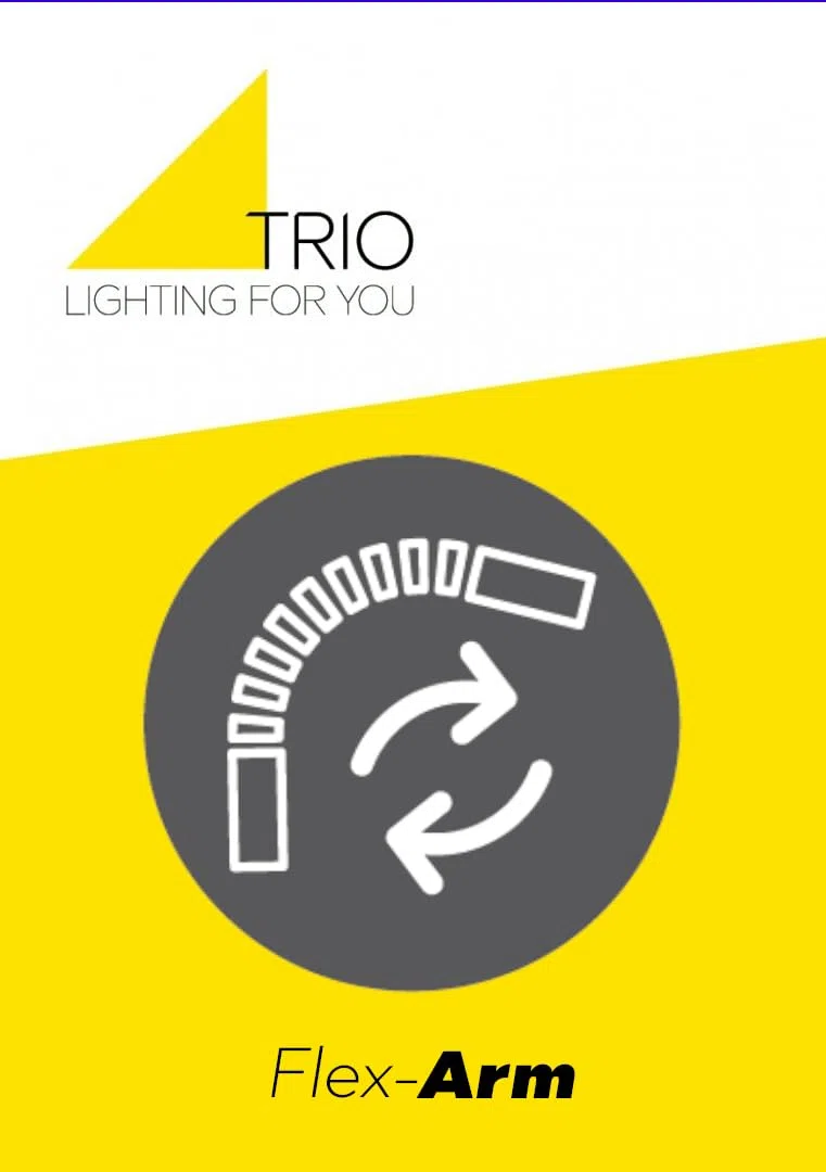Trio Lampada a morsetto Wanda 202620131, metallo bianco opaco, escl. 1x GU10, braccio flessibile