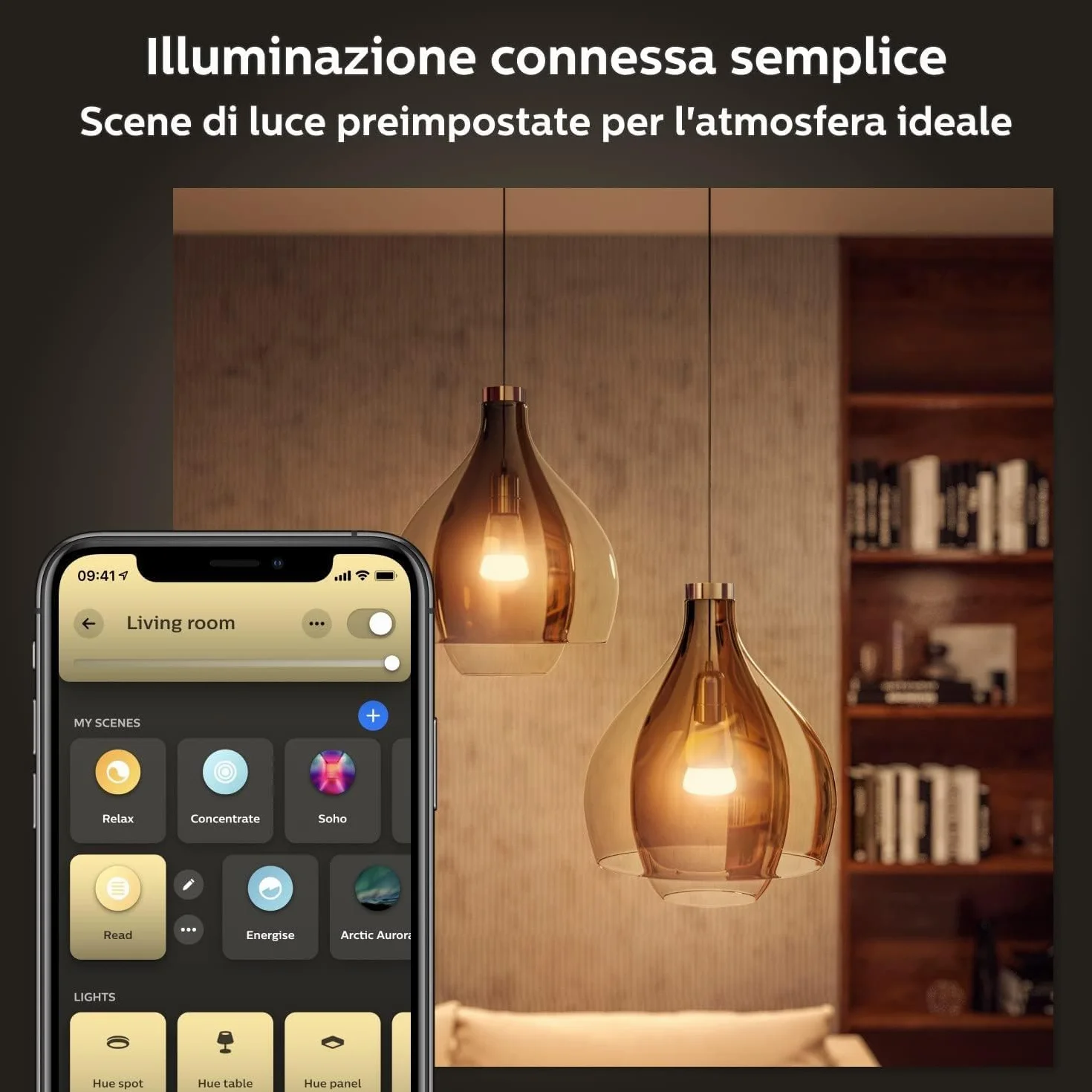 Philips Hue White Ambiance Starter Kit con 3 Lampadine, Bluetooth, Controllo Vocale, Dimmerabili, Attacco E27 + 1 Bridge Hue Controllo Completo del Sistema + 1 telecomando Hue Smart Button, Bianco